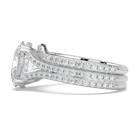 Dalia with Diamonds on Double Split Band