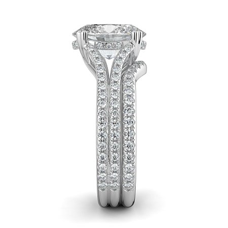 Dalia with Diamonds on Double Split Band