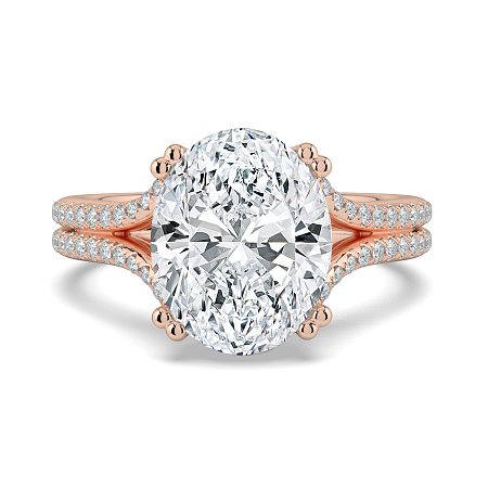Dalia with Diamonds on Double Split Band