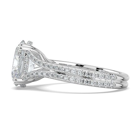 Dalia with Diamonds on Double Split Band