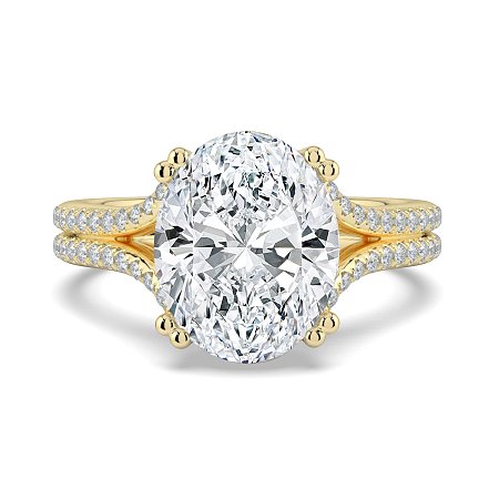 Dalia with Diamonds on Double Split Band
