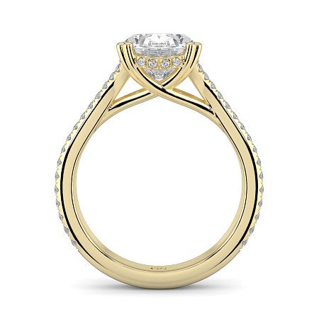 Dalia with Diamonds on Double Split Band