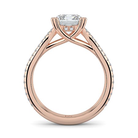 Dalia with Diamonds on Double Split Band