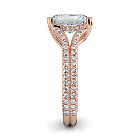 Dalia with Diamonds on Double Split Band