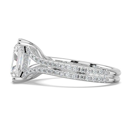 Dalia with Diamonds on Double Split Band