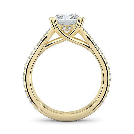 Dalia with Diamonds on Double Split Band