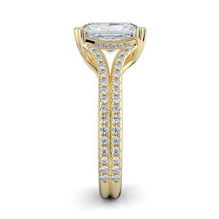 Dalia with Diamonds on Double Split Band