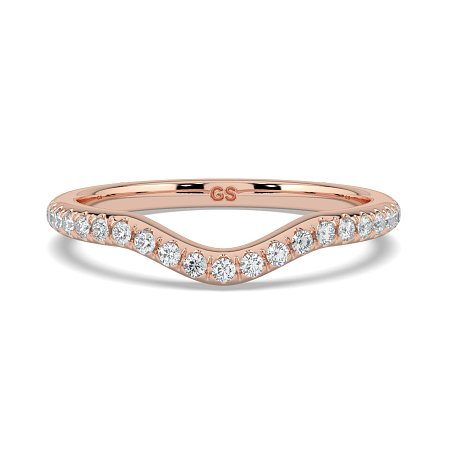 Dalia with Diamonds on Double Split Band