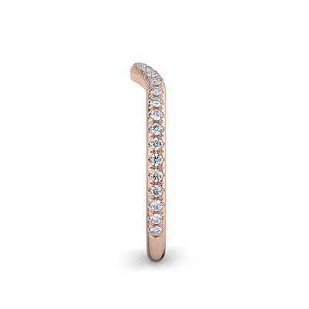 Dalia with Diamonds on Double Split Band