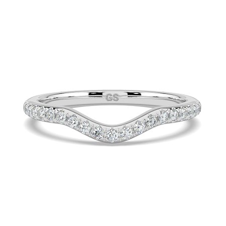 Dalia with Diamonds on Double Split Band
