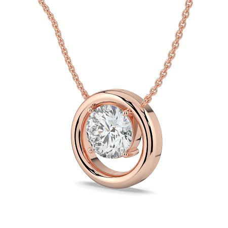 Claw Set Pendant with 1ct Lab-grown Diamond