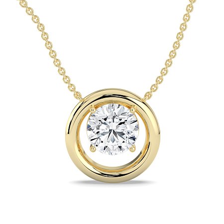 Pendant with Round Lab Grown Diamonds 1.03cts Total Weight