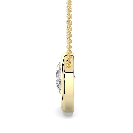Pendant with Round Lab Grown Diamonds 1.10cts Total Weight