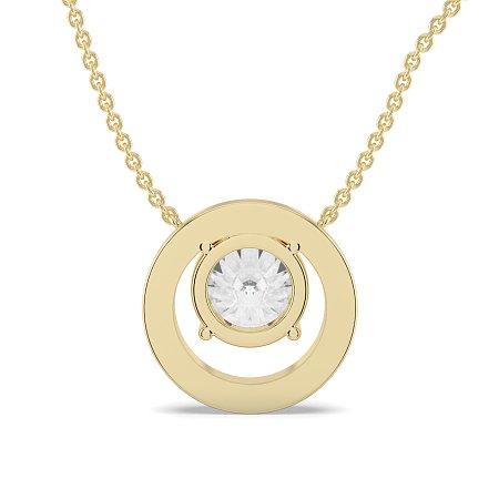 Pendant with Round Lab Grown Diamonds 1.03cts Total Weight