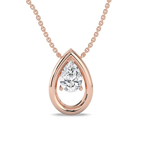 Claw Set Pendant with 1ct Lab-grown Diamond
