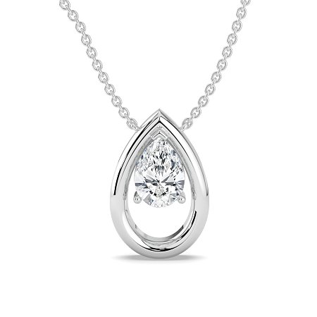 Claw Set Pendant with 1ct Lab-grown Diamond