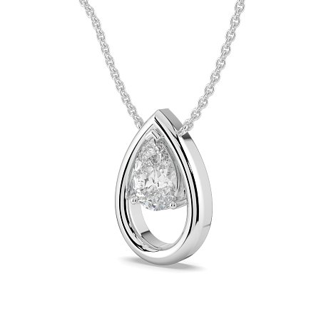 Claw Set Pendant with 1ct Lab-grown Diamond