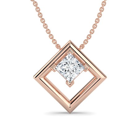Claw Set Pendant with 1ct Lab-grown Diamond