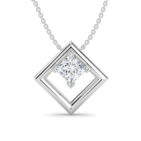 Claw Set Pendant with 1ct Lab-grown Diamond