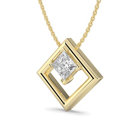 Claw Set Pendant with 1ct Lab-grown Diamond