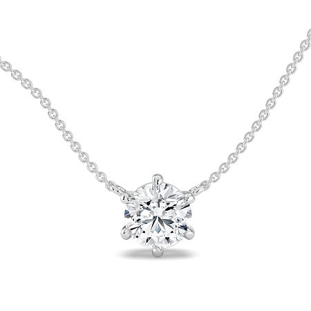 Necklace with Lab Grown Diamond 1.53cts