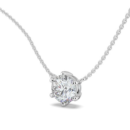 Necklace with Lab Grown Diamond 1.53cts