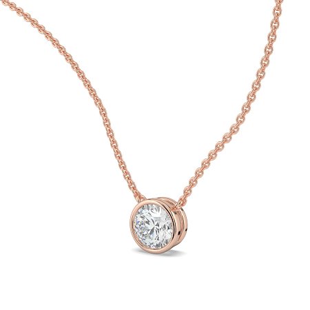 Necklace with Lab Grown Diamond 0.35cts