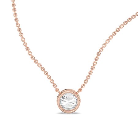 Necklace with Lab Grown Diamond 0.35cts