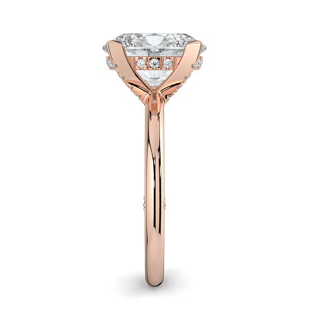 Ariel 4 Claws with Diamonds on prongs