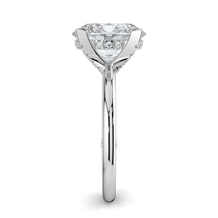 Ariel 4 Claws with Diamonds on prongs