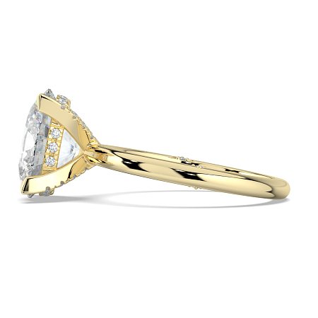 Ariel 4 Claws with Diamonds on prongs