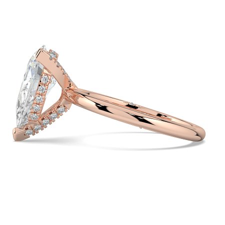 Ariel 4 Claws with Diamonds on prongs