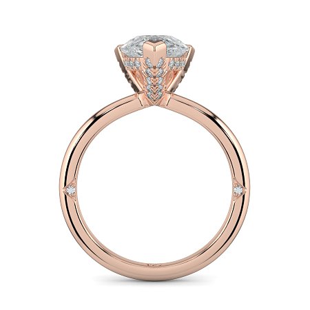 Ariel 4 Claws with Diamonds on prongs