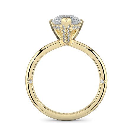 Ariel 4 Claws with Diamonds on prongs