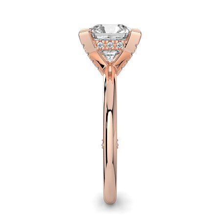 Ariel 4 Claws with Diamonds on prongs