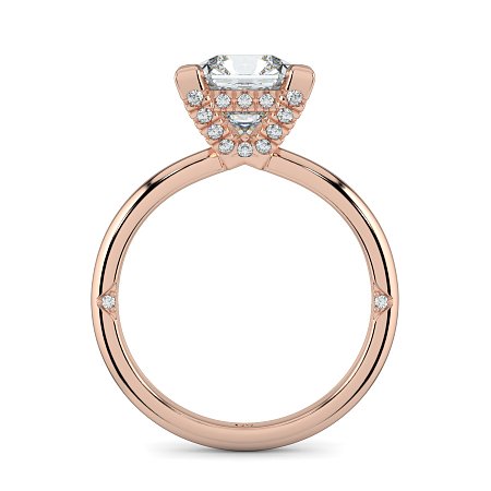 Ariel 4 Claws with Diamonds on prongs