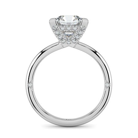 Ariel 4 Claws with Diamonds on prongs