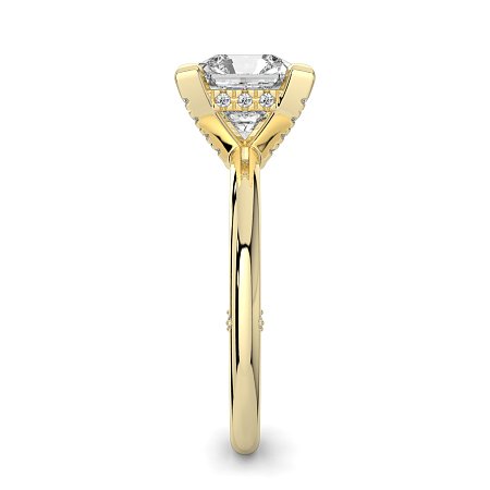 Ariel 4 Claws with Diamonds on prongs