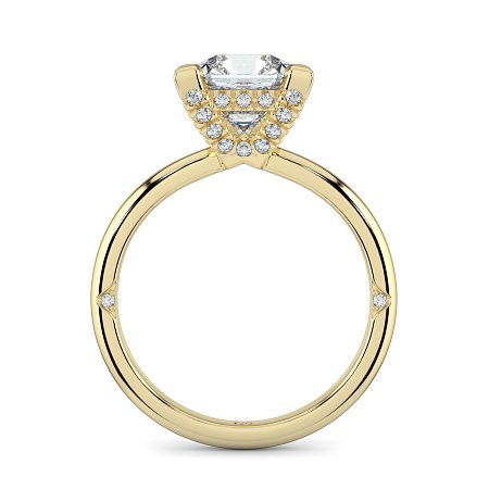 Ariel 4 Claws with Diamonds on prongs
