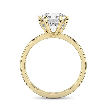 Ariel with Diamonds on Prongs