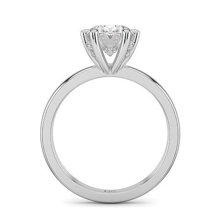 Ariel with Diamonds on Prongs