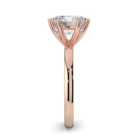 Ariel with Diamonds on Prongs