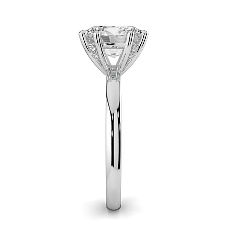 Ariel with Diamonds on Prongs