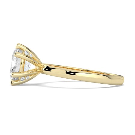 Ariel with Diamonds on Prongs