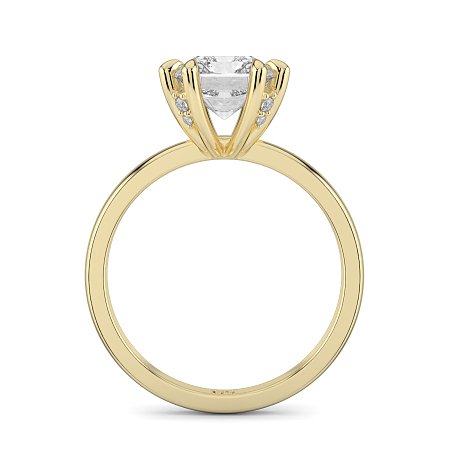 Ariel with Diamonds on Prongs
