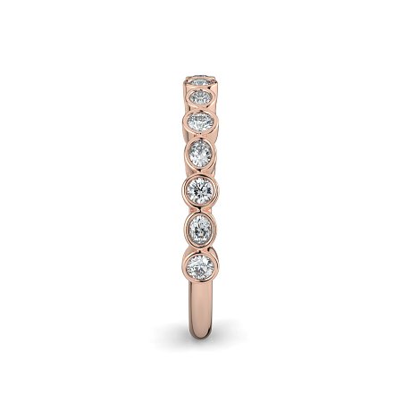 Cara Oval and Round Diamonds Wedding Ring