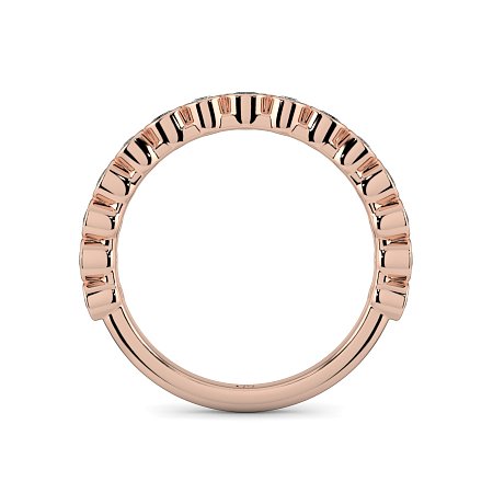 Cara Oval and Round Diamonds Wedding Ring