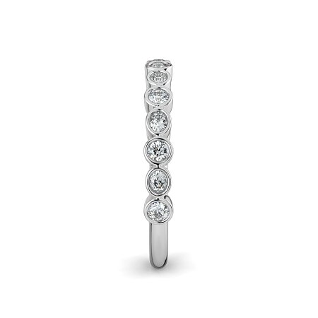 Cara Oval and Round Diamonds Wedding Ring