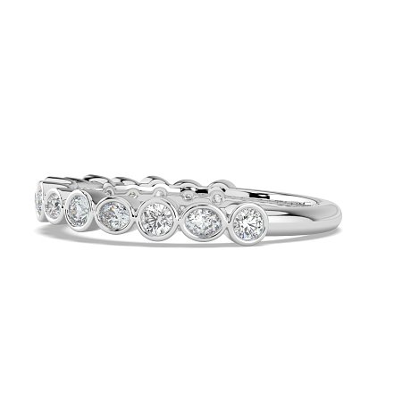 Cara Oval and Round Diamonds Wedding Ring