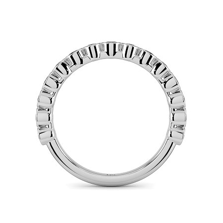 Cara Oval and Round Diamonds Wedding Ring